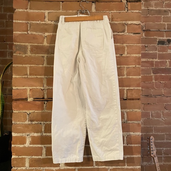 Aritzia Wide Leg White Jeans - Picture 7 of 7